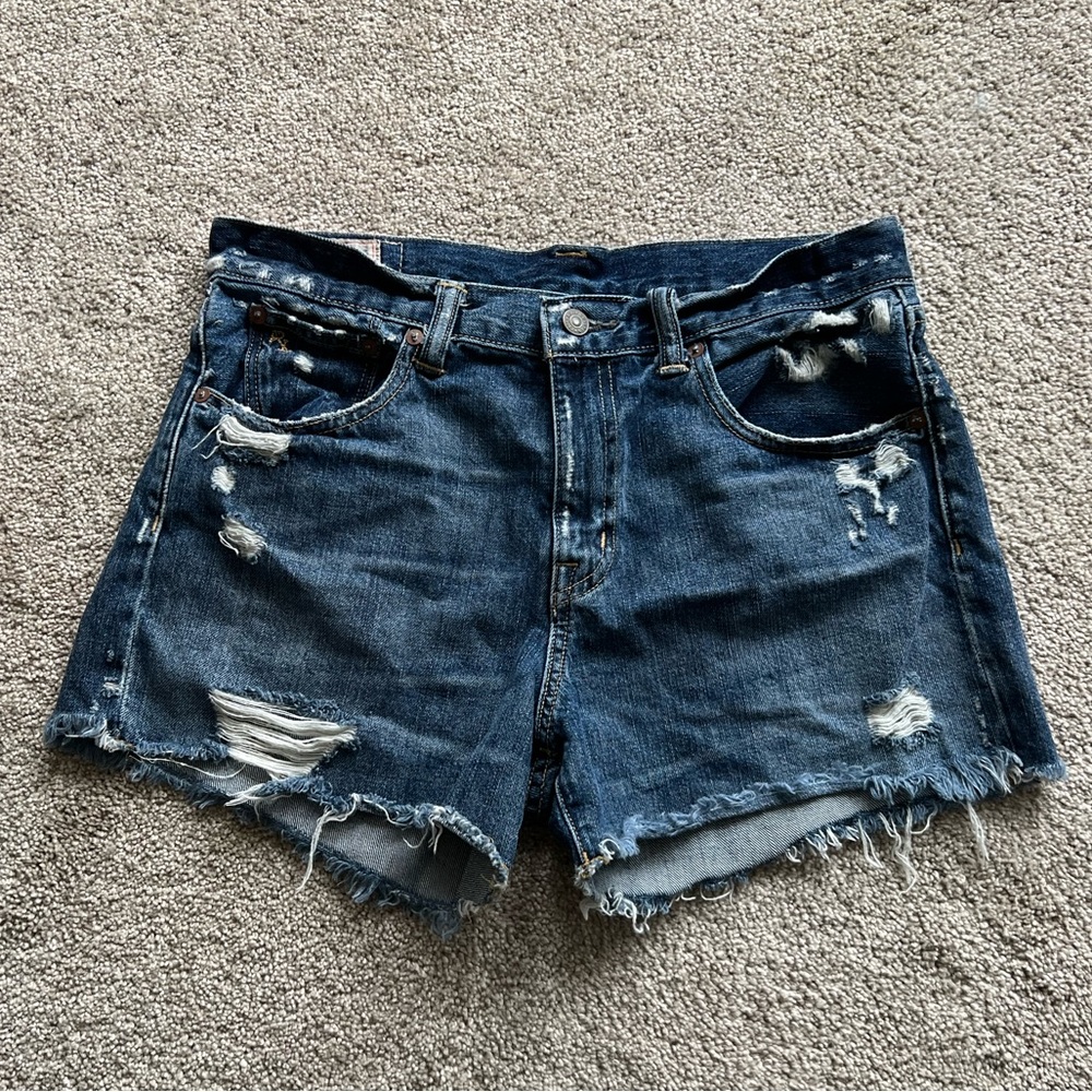 Vintage Polo distressed Jean Shorts